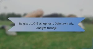 Belgie: Útočné schopnosti, Defenzivní síly, Analýza turnaje