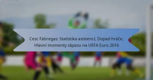 Cesc Fàbregas: Statistika asistencí, Dopad hráče, Hlavní momenty zápasu na UEFA Euro 2016