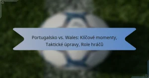Portugalsko vs. Wales: Klíčové momenty, Taktické úpravy, Role hráčů